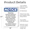 Signmission Posted Private Property No Trespassing OSHA Notice Sign, Aluminum, 18in W x 24in L, 2PK OS-2PACK-NS-A-1824-V-17731 - alternate 5